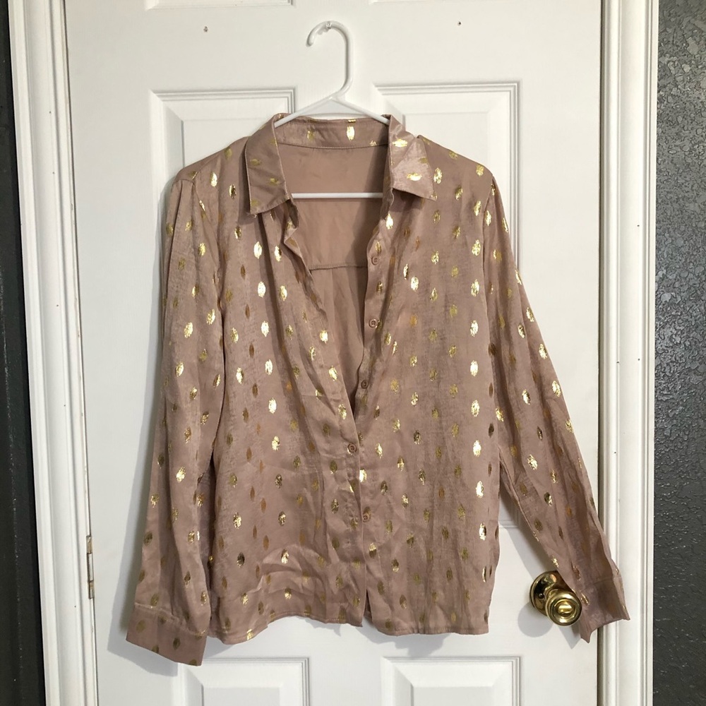 Rose gold shirt